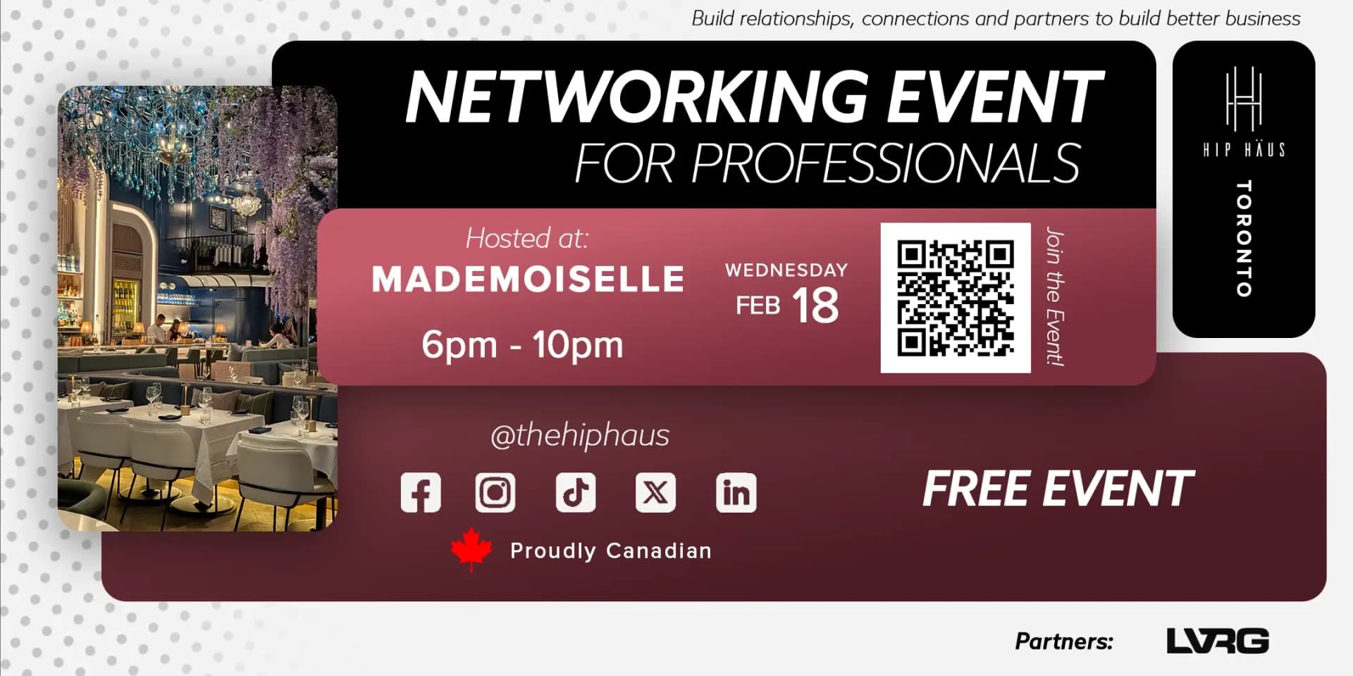 Networking Event for Professionals - Feb 18th 2026