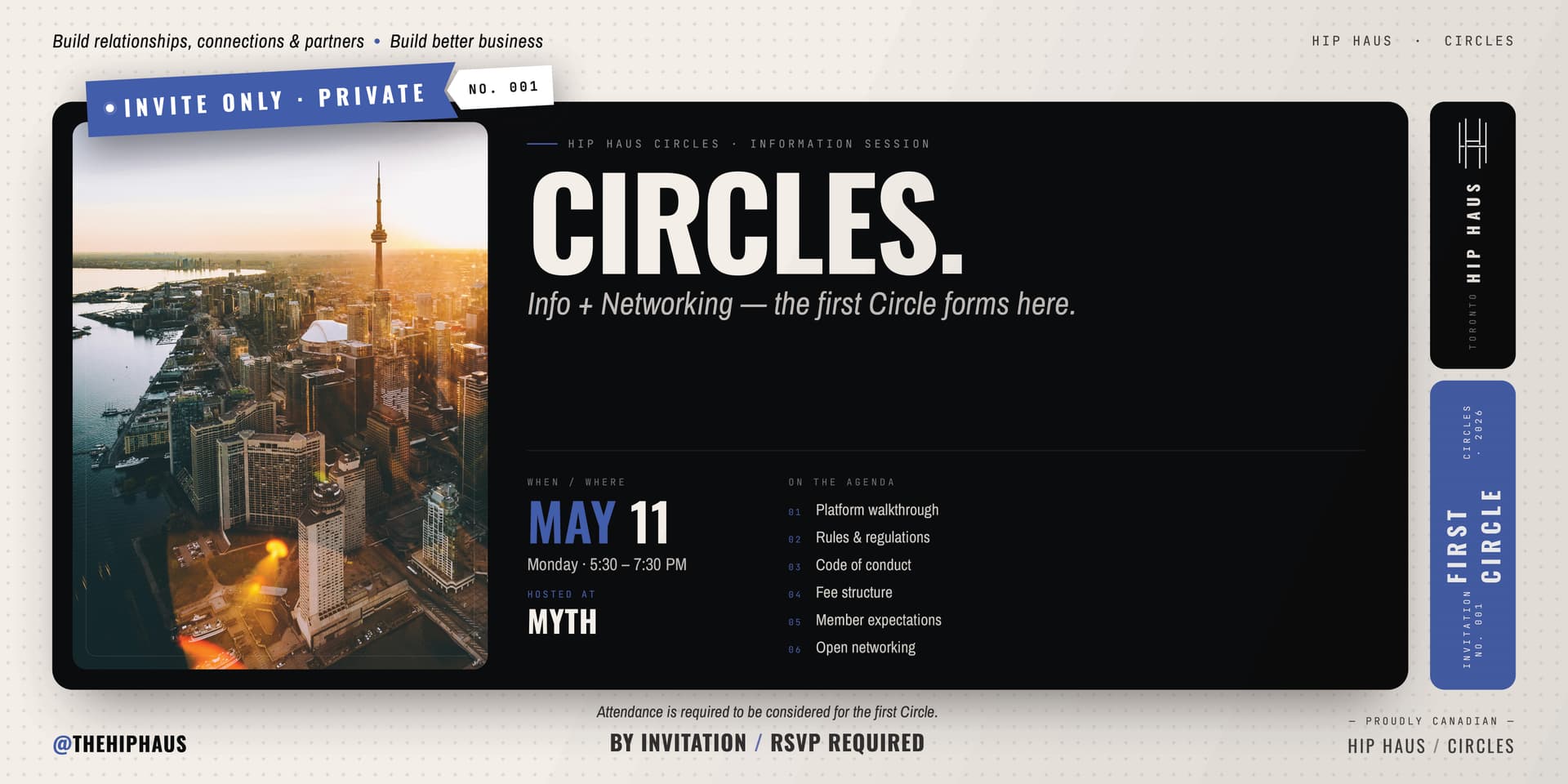 Hip Haus Circles Info and Networking - May 11th 2026