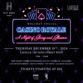 Holiday Social Charity Event - Casino Royale